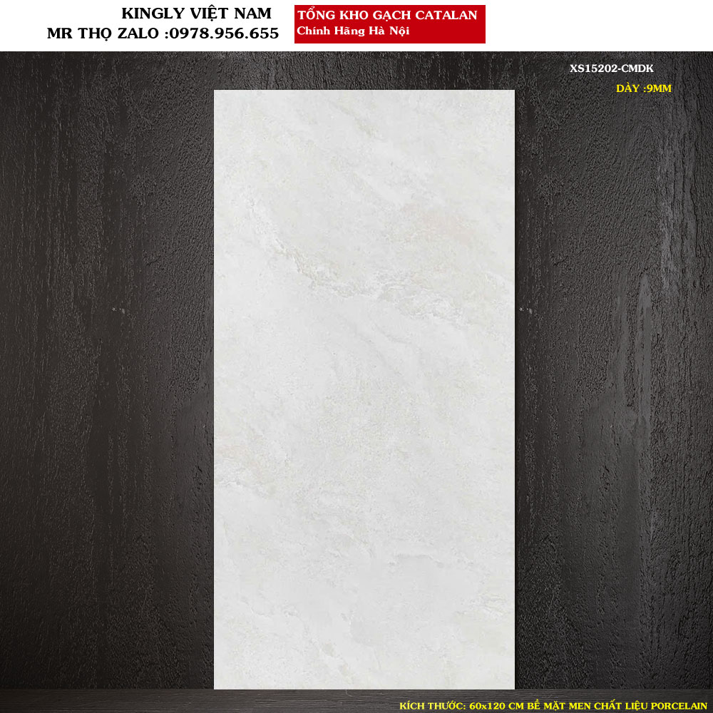 Gạch Lát nền Catalan 600x1200 mm men matt XS15202 Loại 1